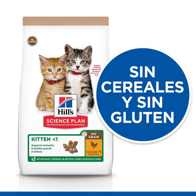 Hill’s Science Plan Kitten Pollo pienso para gatos, , large image number null